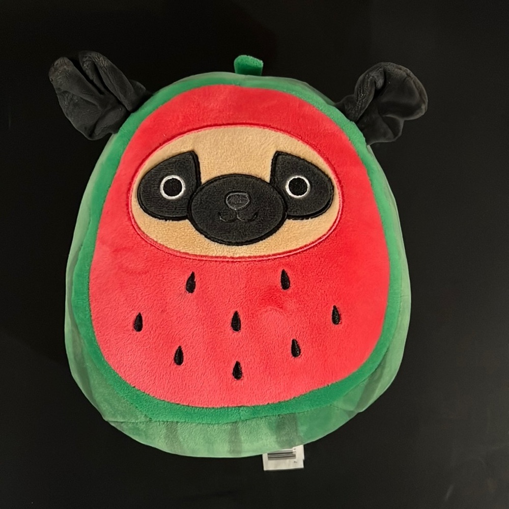 Squishmallow watermelon dog